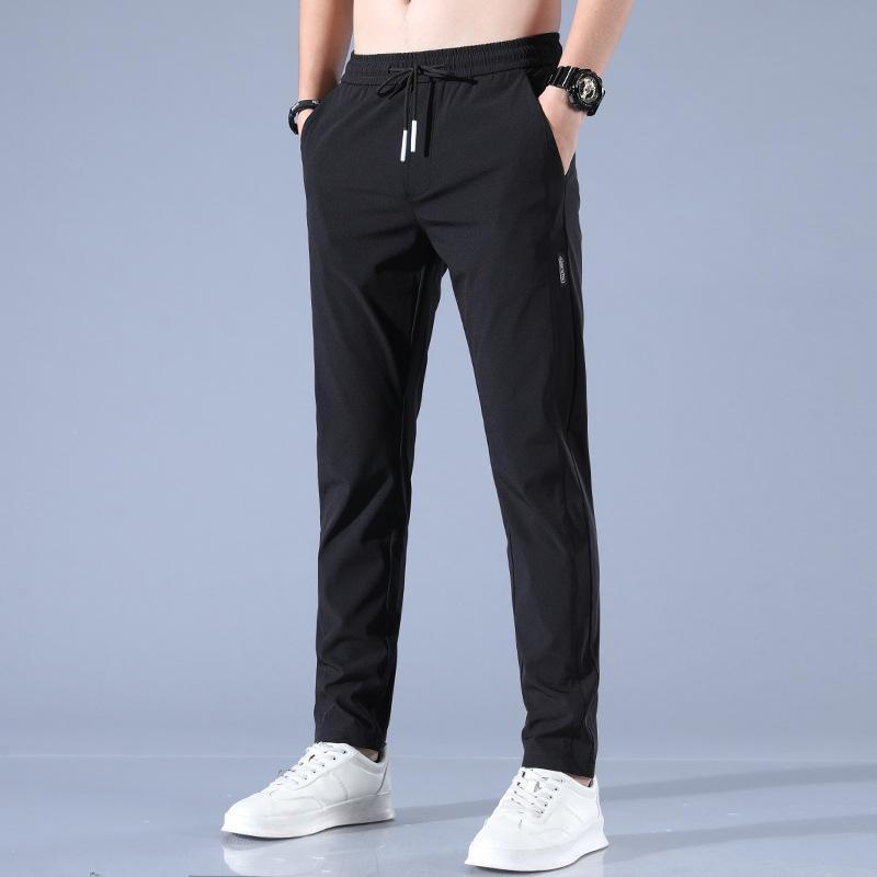 🔥Buy1 Get 1 Free💥🤩 PREMIUM MEN'S HIGH STRETCH SKINNY LYCRA PANTS(Black & Grey) 🔥