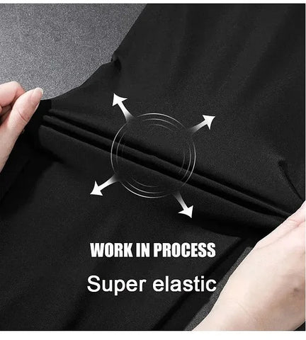 🔥Buy1 Get 1 Free💥🤩 PREMIUM MEN'S HIGH STRETCH SKINNY LYCRA PANTS(Black & Grey) 🔥