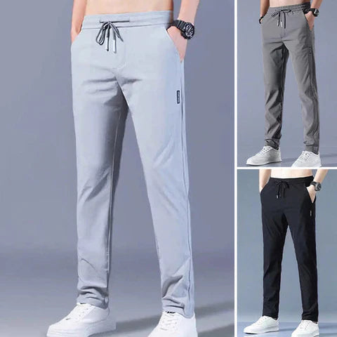 🔥Buy1 Get 1 Free💥🤩 PREMIUM MEN'S HIGH STRETCH SKINNY LYCRA PANTS(Black & Grey) 🔥