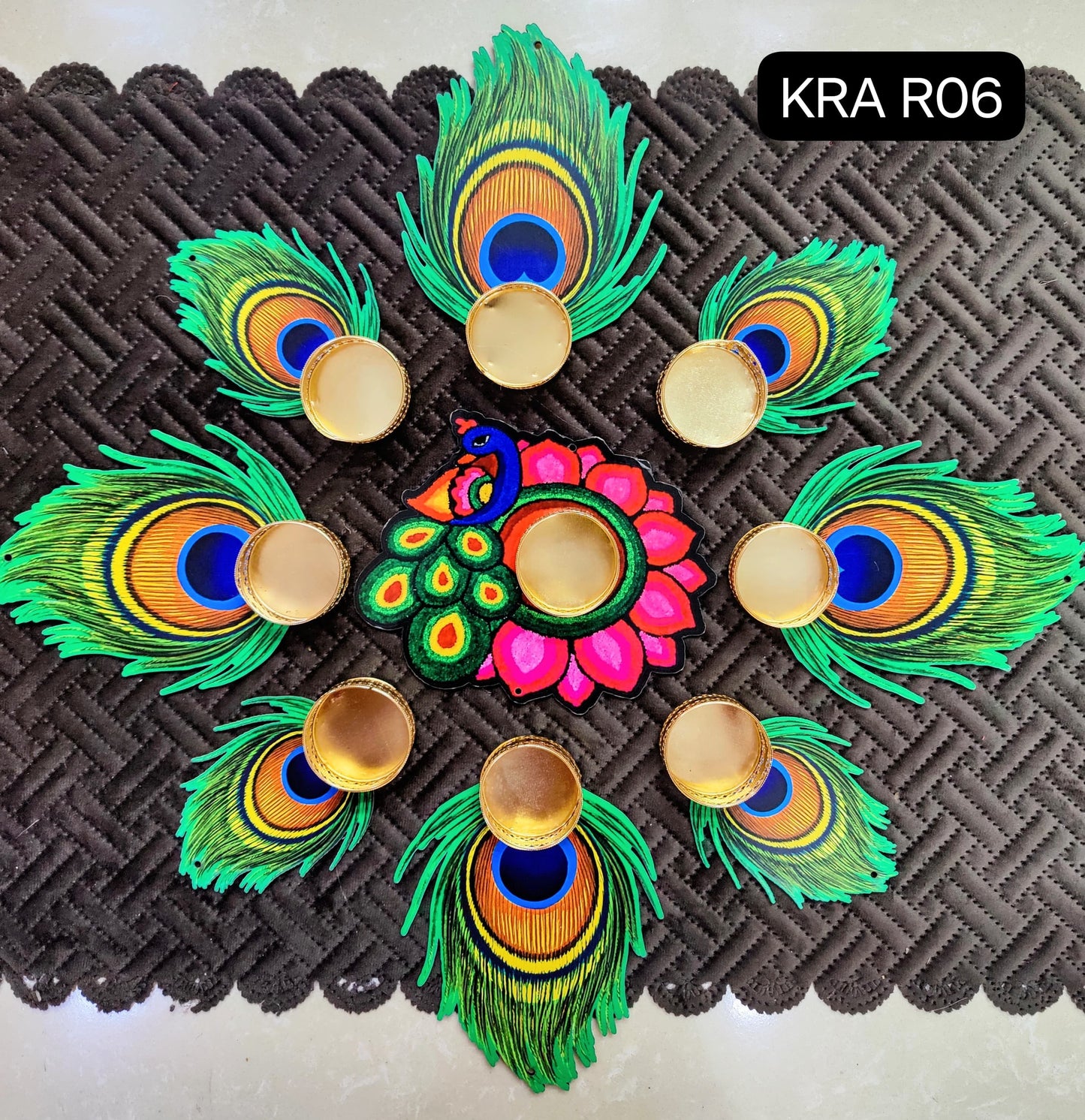 Morpankh Rangoli Set