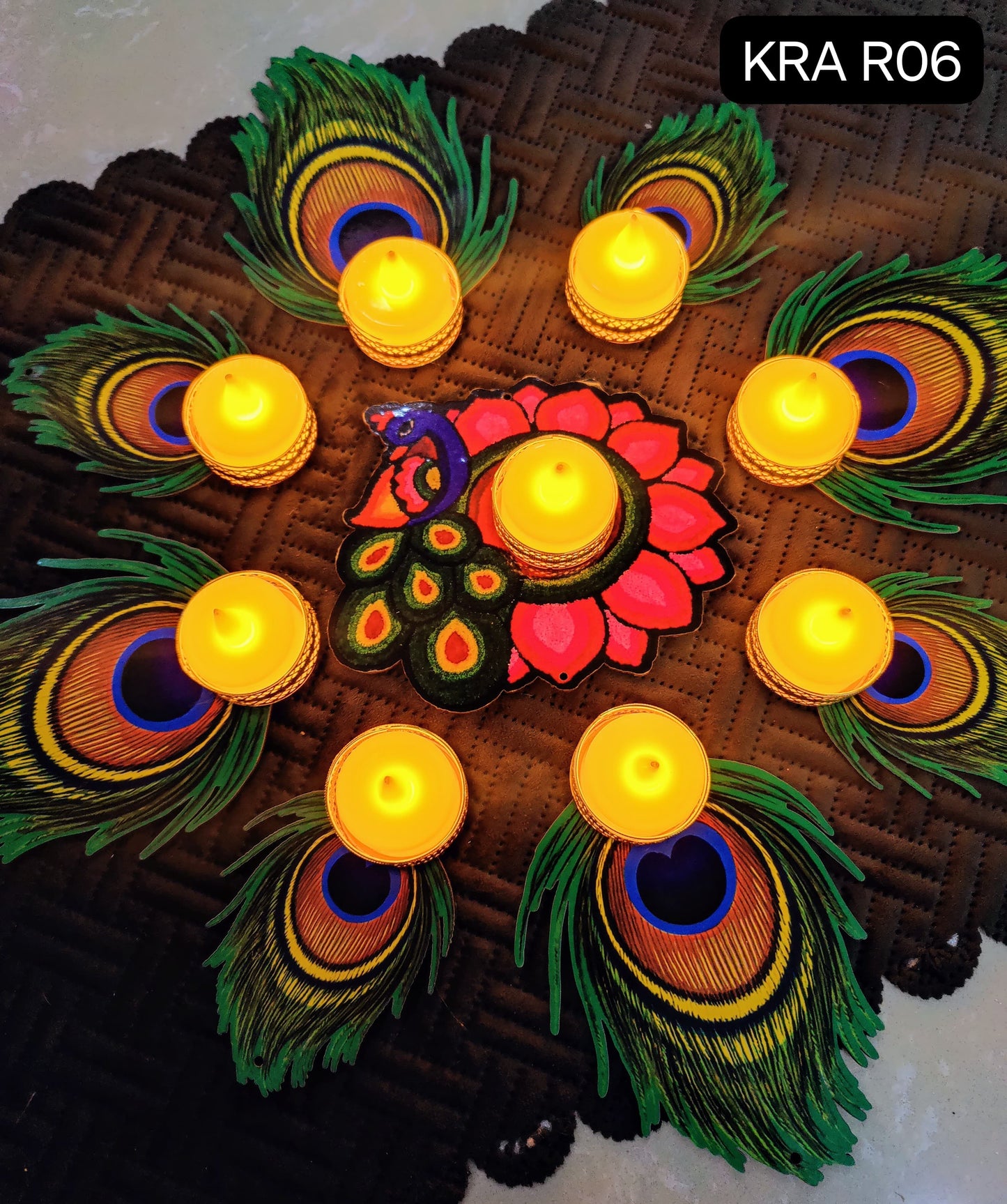 Morpankh Rangoli Set