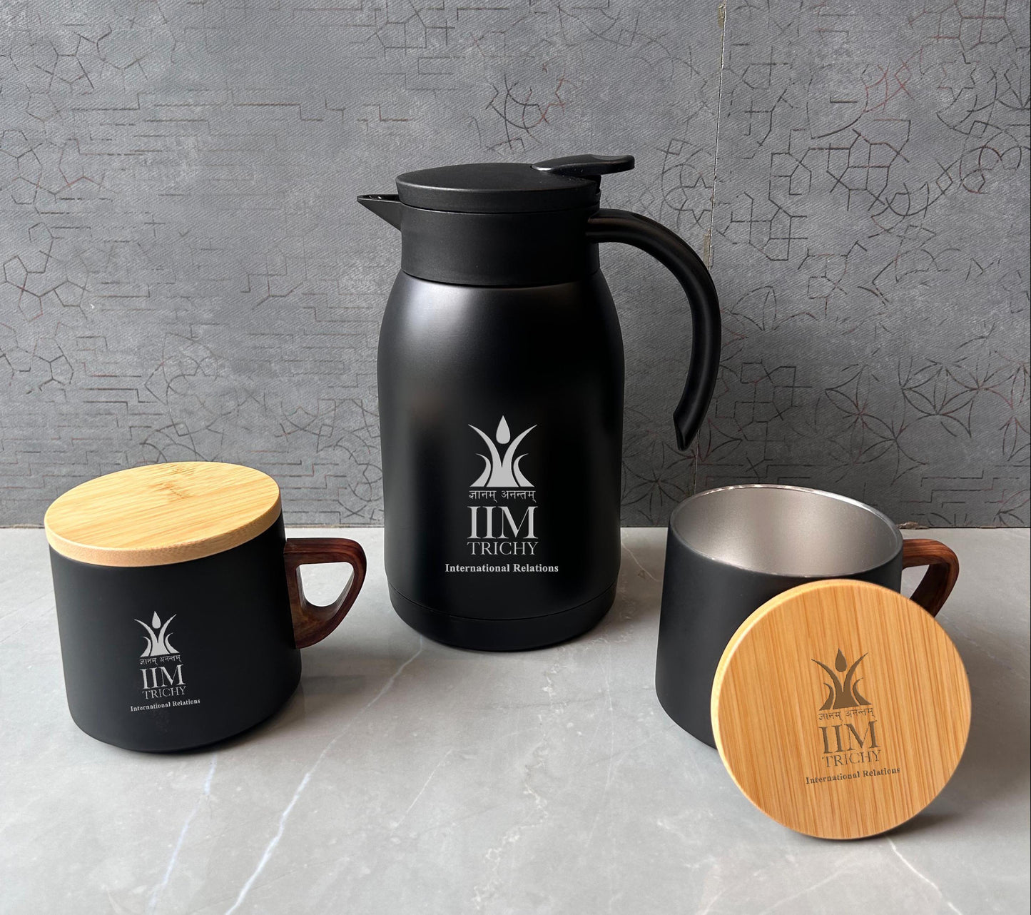 Customised Kettle & 2 Mug Gift set