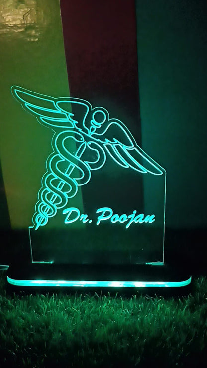 Personalised  LED Acrylic Lamp