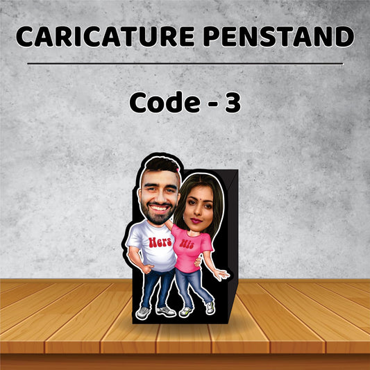 Acrylic Caricature Penstand