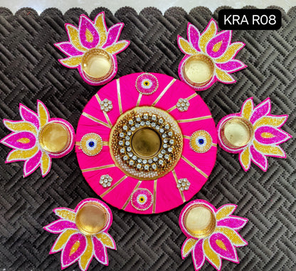 Evil Eye Premium Lotus Rangoli Set