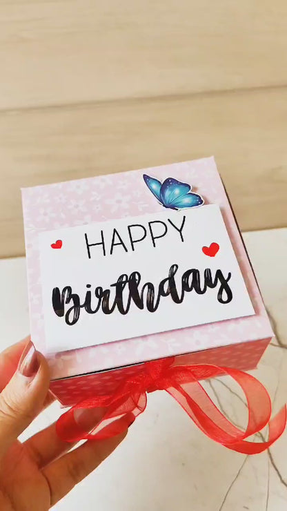 Mini scrapbook with box❤️