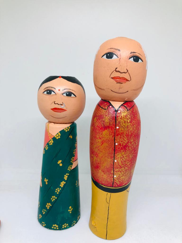 Personalized Wooden Dolls